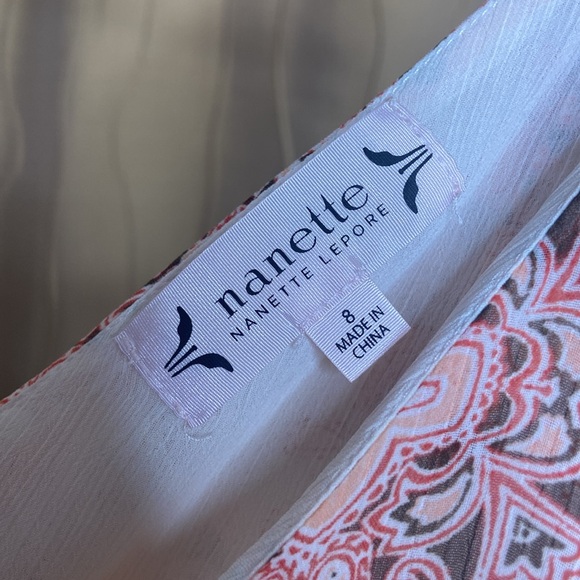 NANETTE LEPORE PAISLEY SPRING MAXI DRESS [SIZE: 8] [USED / PERFECT CONDITION] - Picture 4 of 5